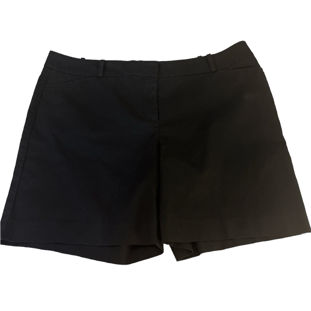Talbots women size 16 black shorts. Cotton/ spandex blend.